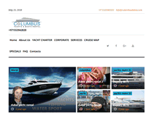 Tablet Screenshot of columbusdubai.com